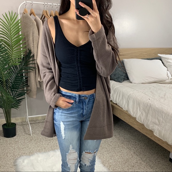 🆕 Madeline - Mocha Lightweight Cardigan - Picture 4 of 7